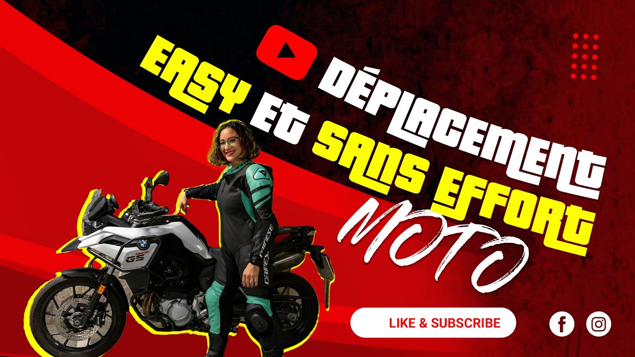 Déplacement EASY de sa moto et SANS effort (+ bonus permis manœuvre)
