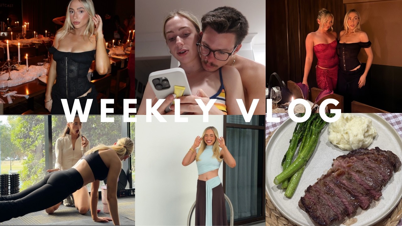 WEEKLY VLOG: making progress in the gym & date nights at home
