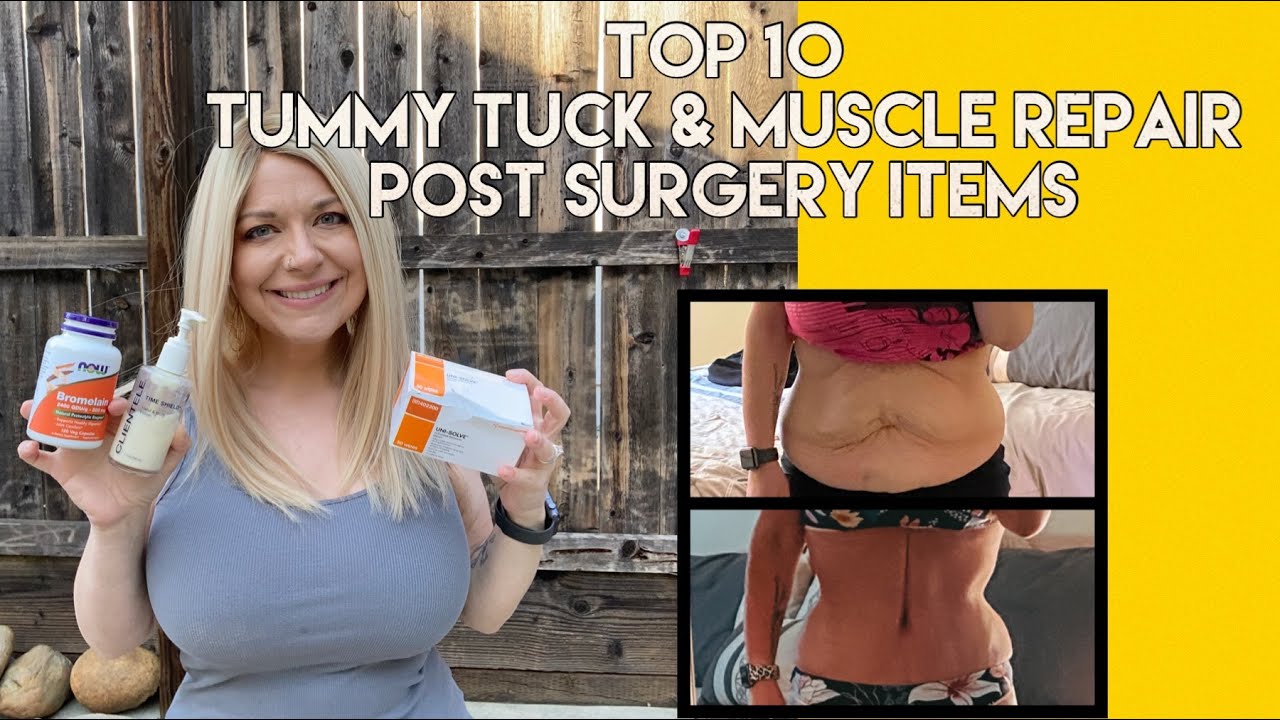 TOP 10 TUMMY TUCK & Muscle Repair post Surgery items needed!