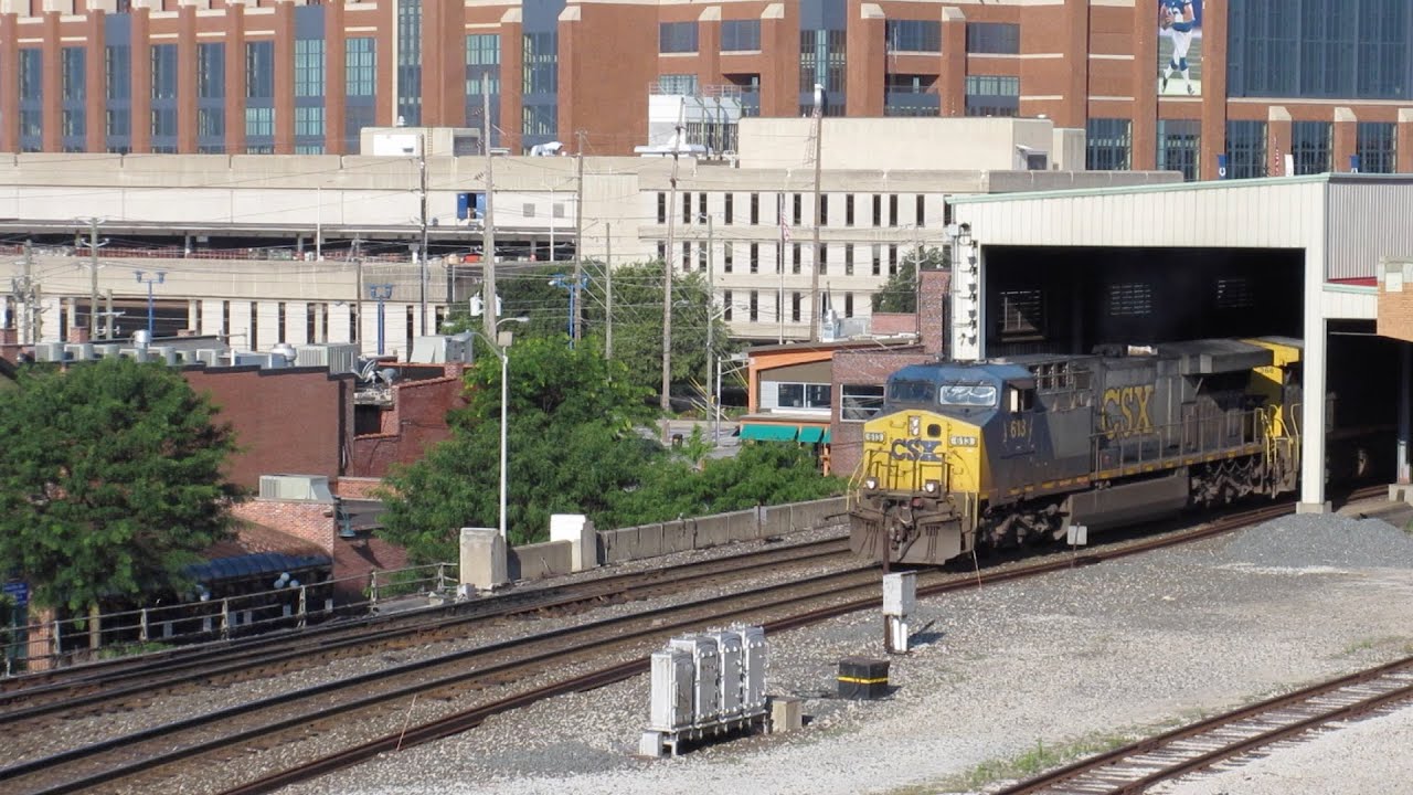 6/24-25/2016 Railfanning at the Indianapolis Amtrak Union Station Parking Garage