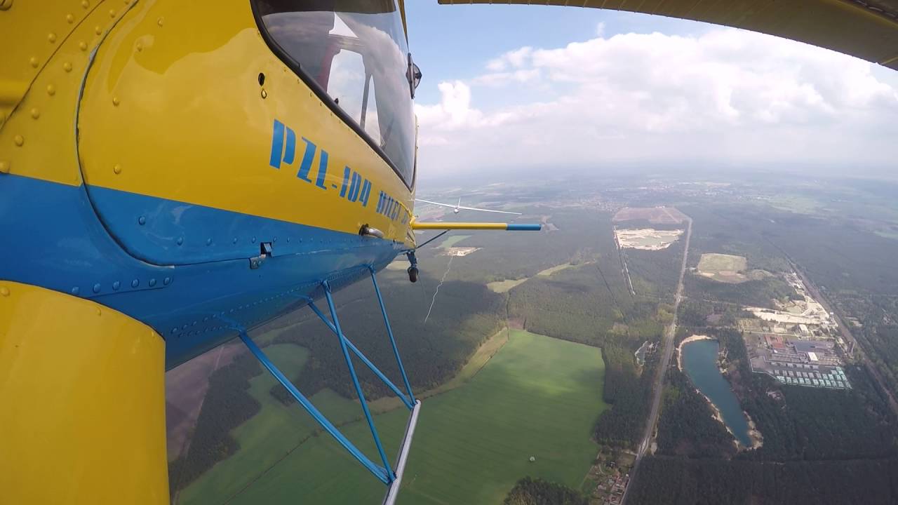 Wilga F-Schlepp mit Segelflugzeug Foka 4