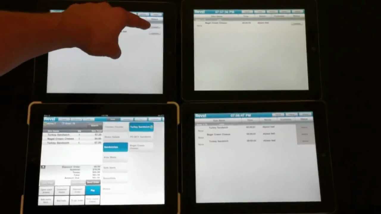 Kitchen KDS for the iPad POS System