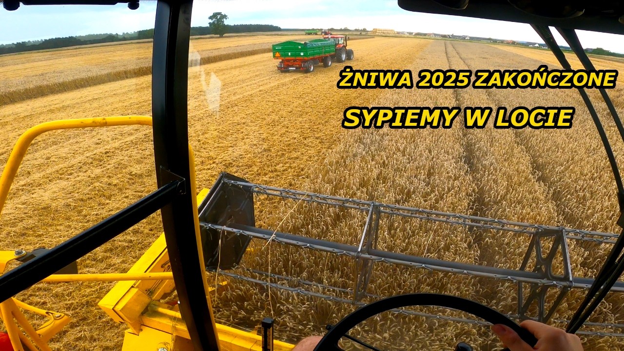 ŻNIWA 2025 ZAKOŃCZONE! NEW HOLLAND I ZETOR PIERWSZE SYPANIE W LOCIE ZAKOŃCZONE POWODZENIEM[VLOG 139]