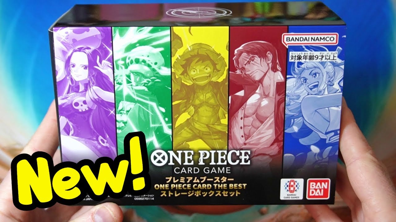 One Piece TCG The Best Storage Box Set! (PRB-01)!