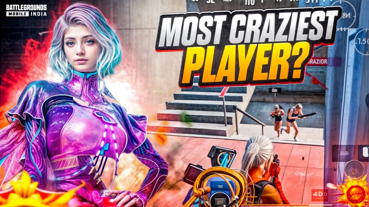Most Craziest Player ?  🔥- Fastest 3 finger player | BGMI - PUBG MOBILE