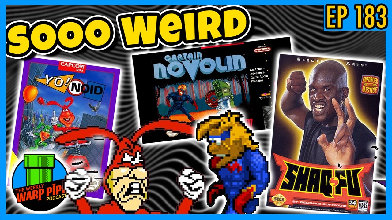 Weird Licensed Video Games | Yo! Noid, Shaq Fu, Pepsi Man & More - The Weekly Warp Pipe EP 183