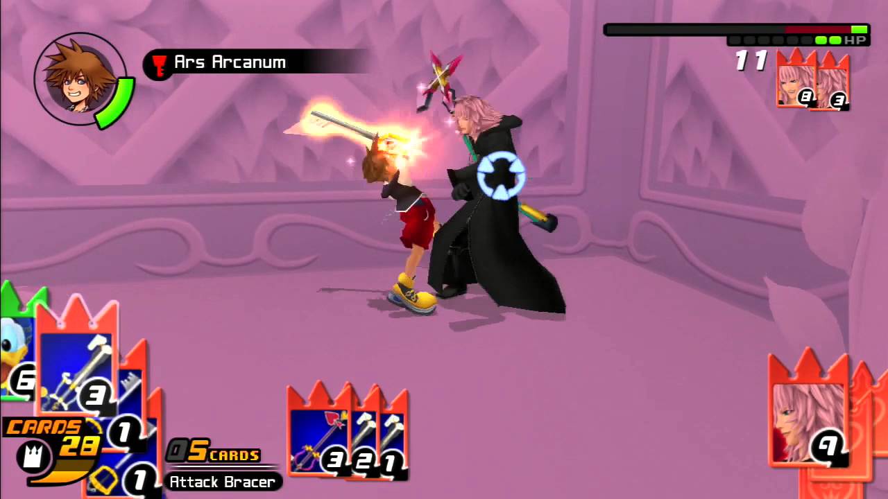 Kingdom Hearts Re: Chain of Memories HD - Marluxia 1 No Damage (Proud Mode/Sora's Story )