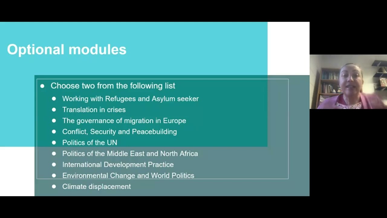 MA in Refugee Integration