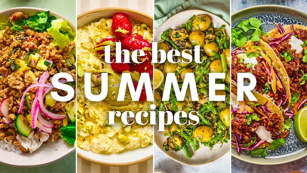 Top 7 Vegan Recipes for Summer 🌞 (breakfasts, lunches + dinners)