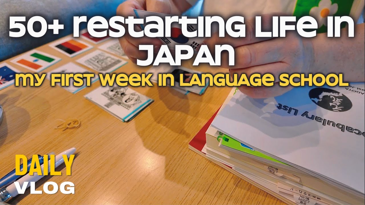 Back to School at 50+ in Japan! 🇯🇵 1st Week of Language School #languagelearning #japan #dailyvlog