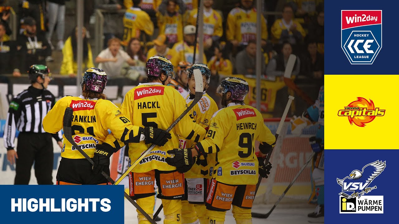 ICE: Vienna Capitals vs. EC IDM W&auml;rmepumpen VSV I Highlights