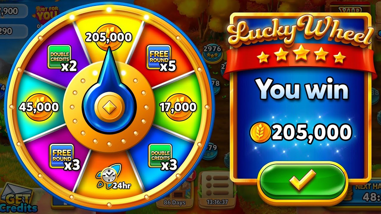 I WIN 205,000 WOW|LUCKY WHEEL|SOLITAIRE GAME|SOLITAIRE GRAND HARVEST