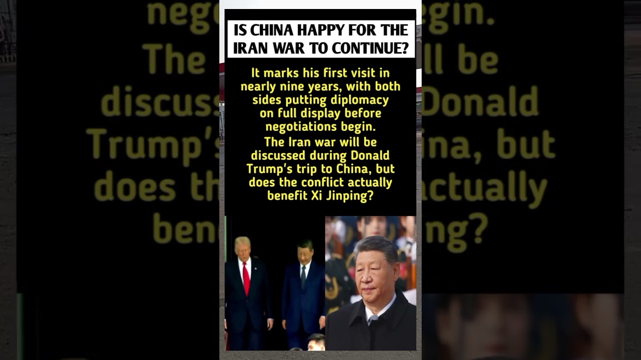 TRUMP IN CHINA, THE IRAN WAR NEGOTIATIONS #Trump #XiJinping #China #IranWar #ForeignPolicy #Shorts