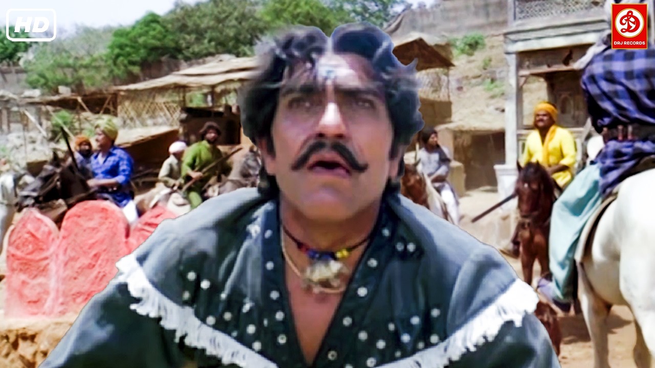 डाकू अमरीश पूरी - गाँव वालो कहाँ मर गए सब के सब निकल बाहर नहीं तो पुरे गाँव को जला दूंगा | विद्रोही