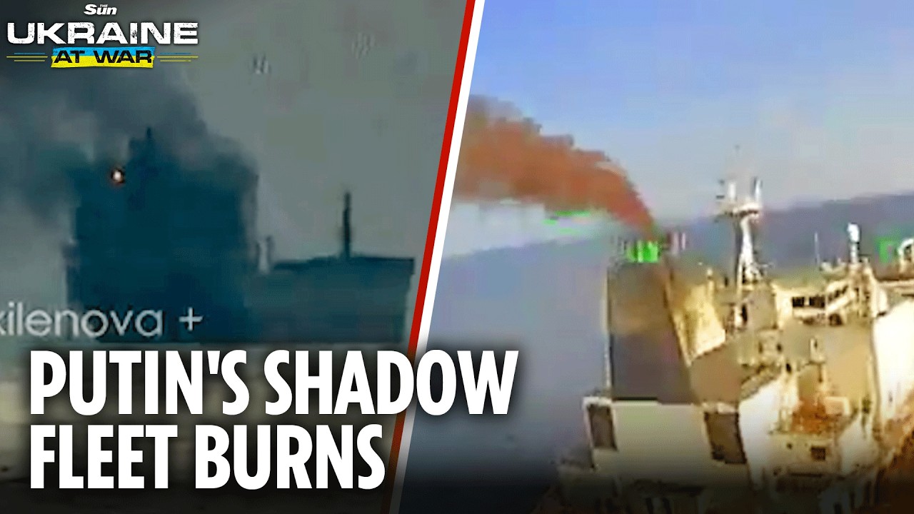 Ukraine strikes 12 more Russian shadow fleet ships in fresh Azov Sea raid