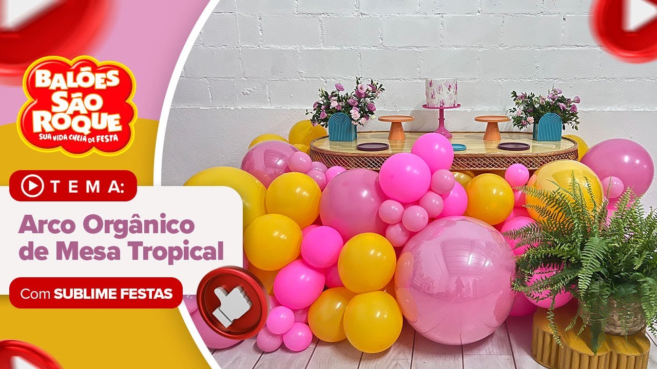 Arco Orgânico de Mesa Aprenda a fazer | Novo Arco Desconstruído de Mesa | Preenchimento de Mesa