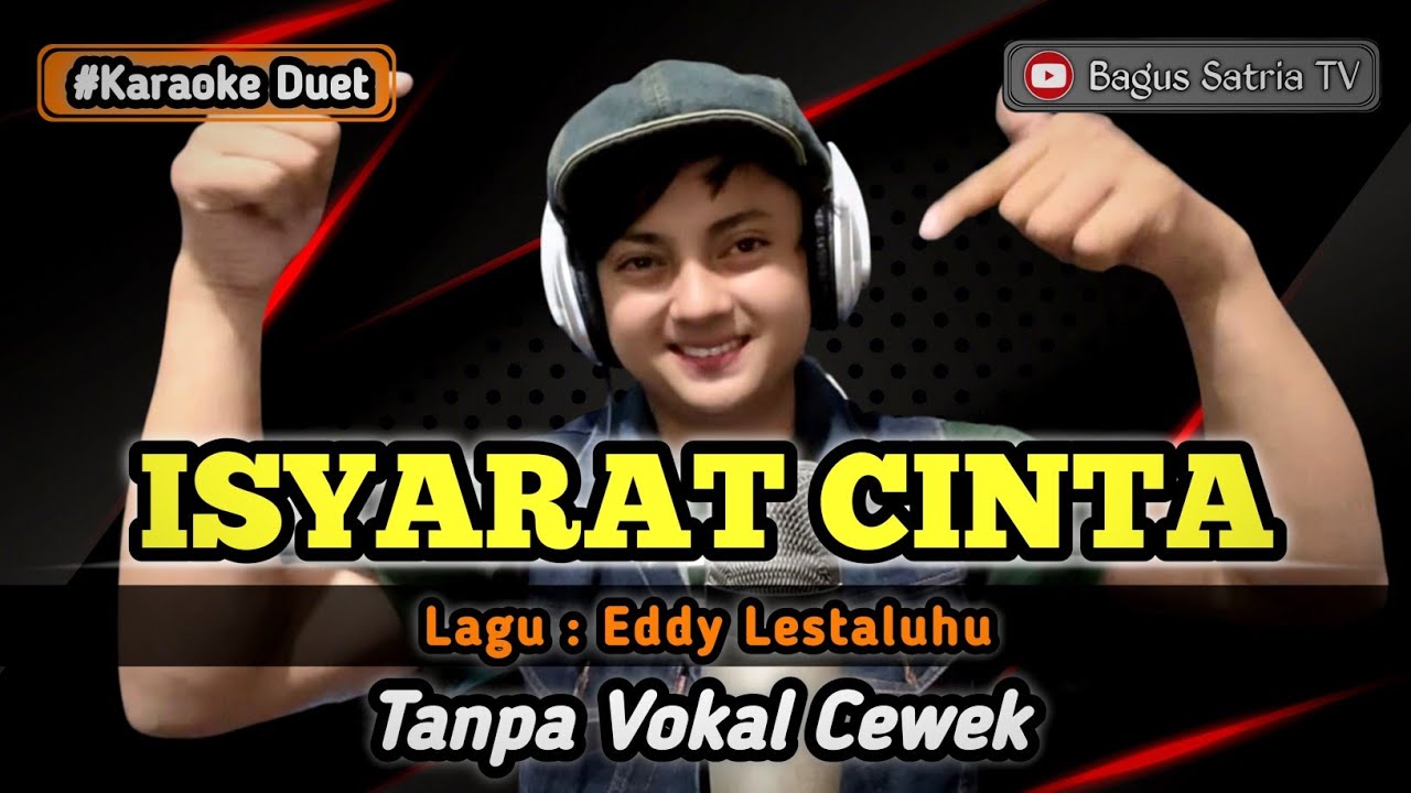 Isyarat cinta - karaoke duet tanpa vokal cewek dangdut koplo