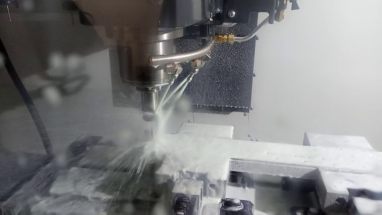 HAAS TM3P обработка радиатора нарезание резьбы сверление
