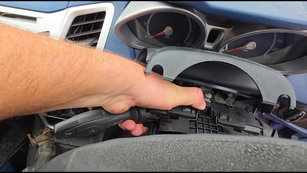 How to Remove & Replace Ford Fiesta Indicator Switch Stalk WS WT 2008-2012 Sedan & Hatch