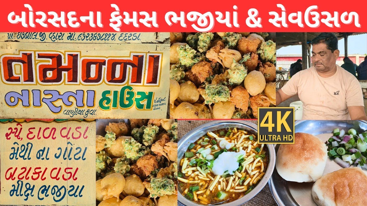 વાણીયા કુવાના પ્રખ્યાત મિક્ષ ભજિયા અને સેવસળ 😋 Tamanna Nasta House 😋 JP FOOD VDO 