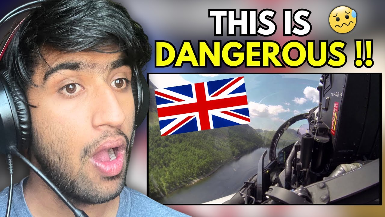 😱Foreigner Reacts: RAF Typhoon POV | FLYING Through the Mach Loop!