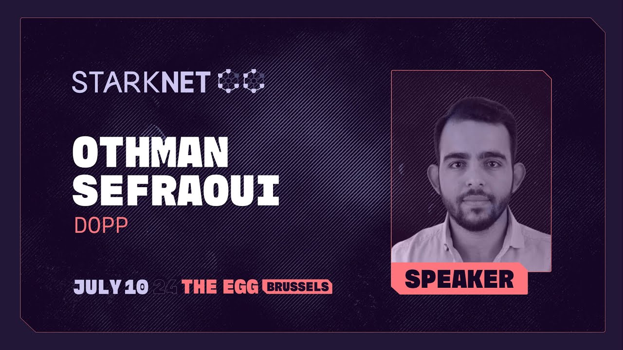 Onchain orderbook and derivatives market using ZK - Othman Sefraoui