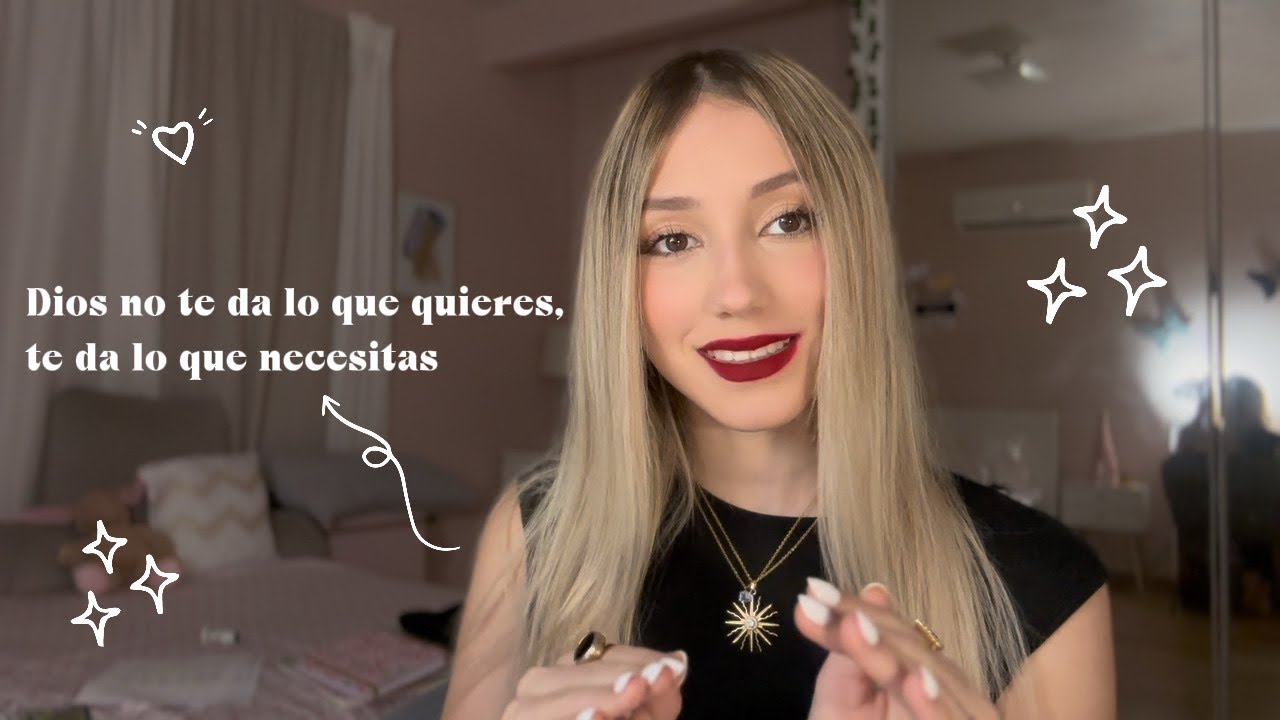 Dios no te da lo que quieres, te da lo que necesitas 