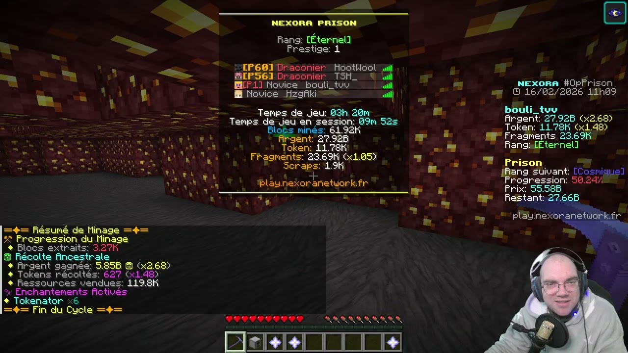 🔴OP PRISON SUR NEXORA play.nexoranetwork.fr en 1.21.4 #3
