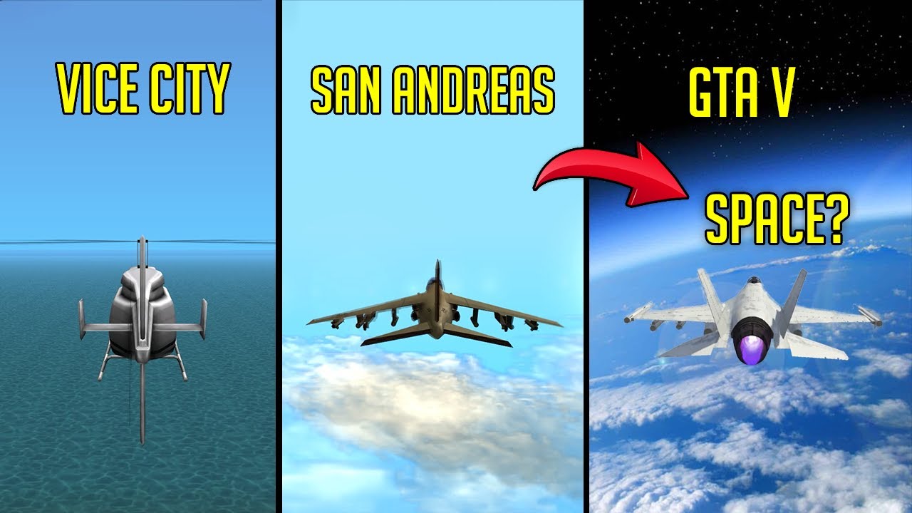 How High can you FLY in GTA Games?