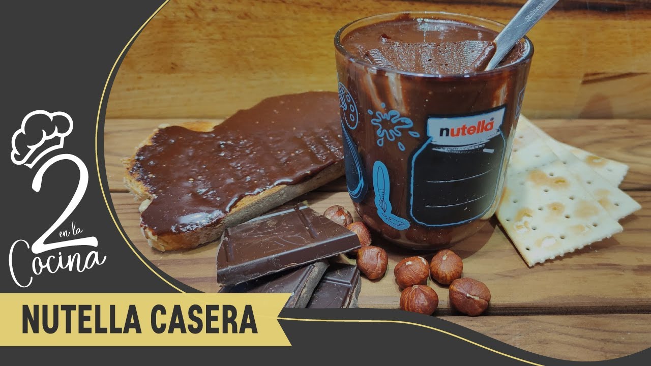 🌰 CREMA DE AVELLANAS CASERA SALUDABLE // NUTELLA O NOCILLA CASERA