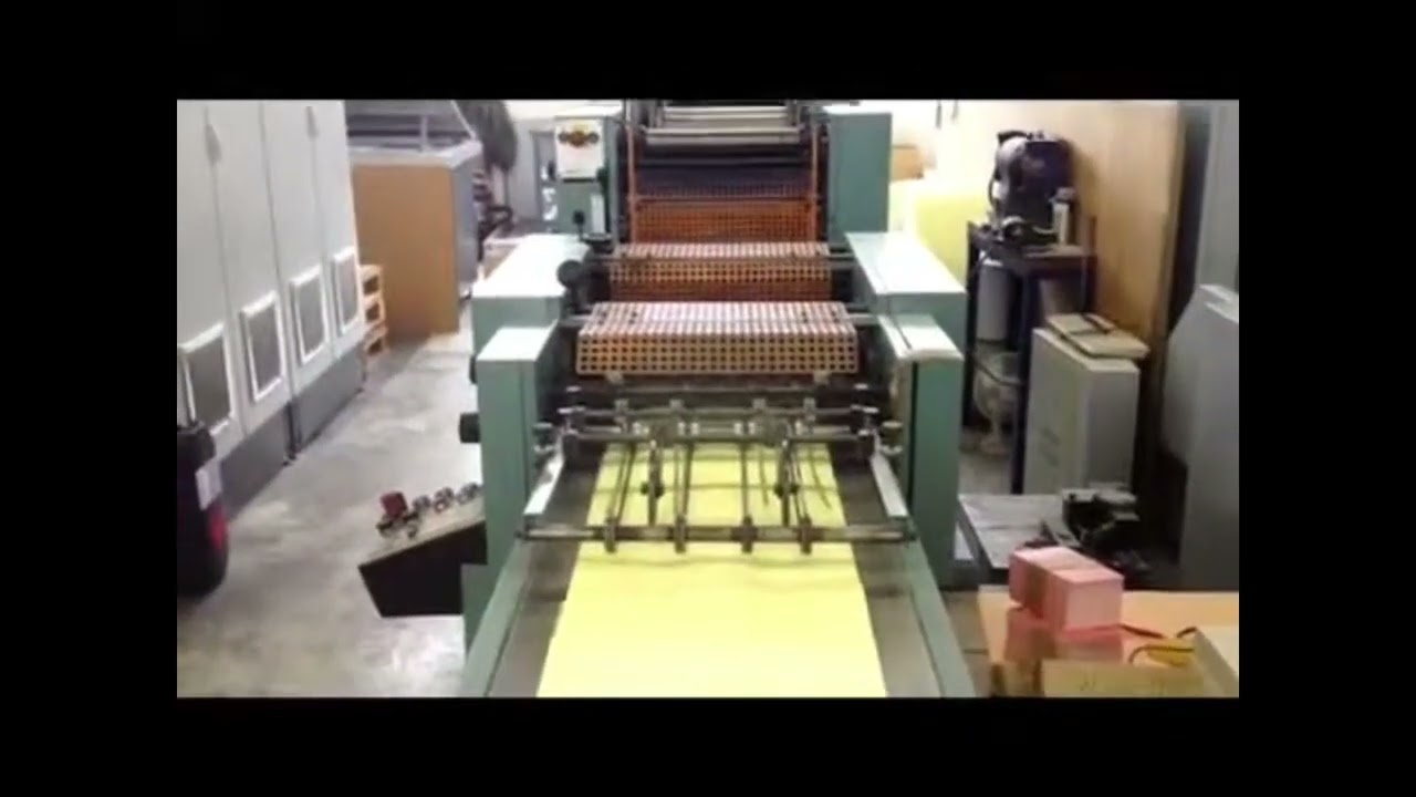5-Color Label- and Business Form Printing Machine Edelmann Junior Print DR2450