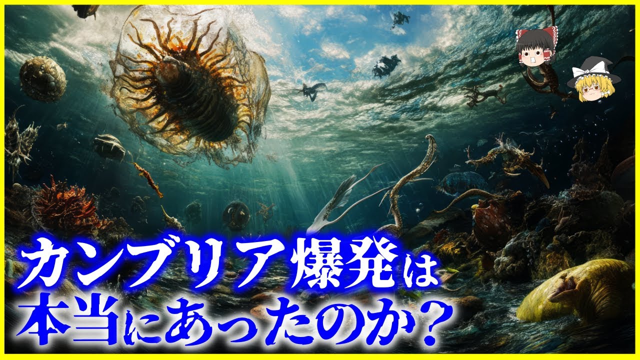 【ゆっくり解説】進化論との矛盾…「カンブリア爆発」は本当にあったのか？を解説/なぜ疑問視される？化石記録の爆発的多様化