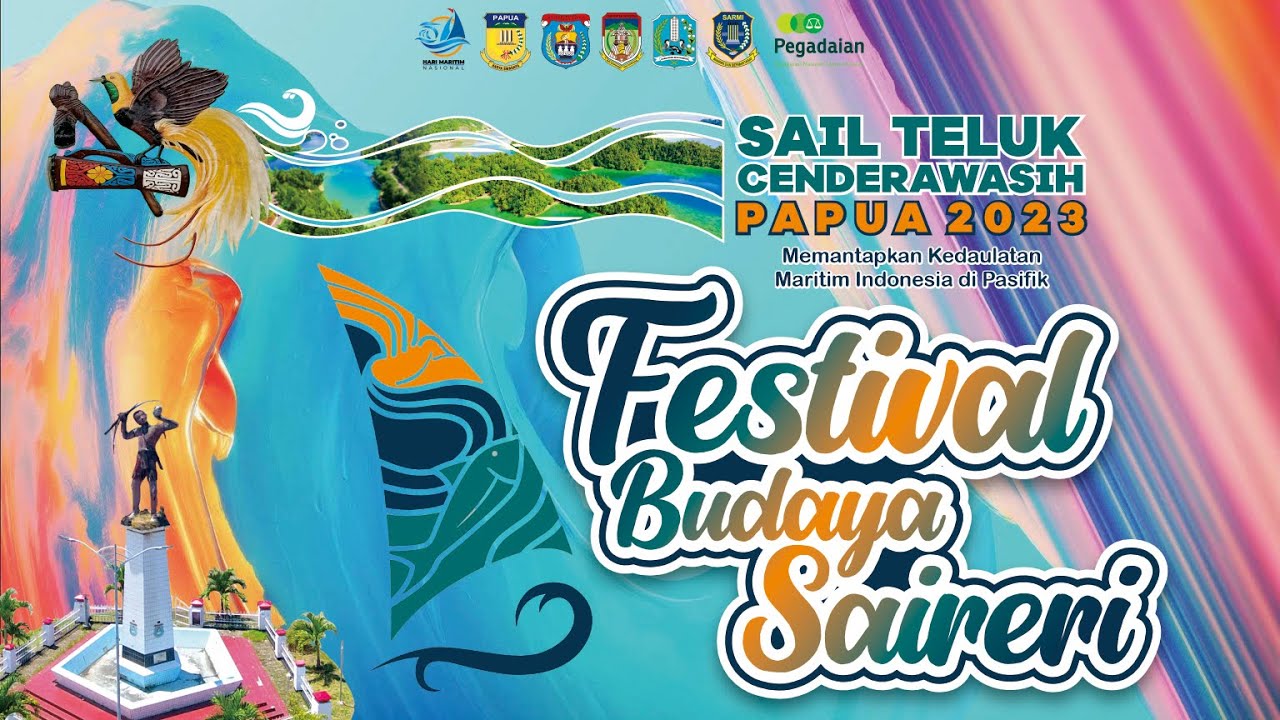 SAIL TELUK CENDERAWASIH PAPUA 2023 || FESTIVAL BUDAYA SAIRERI