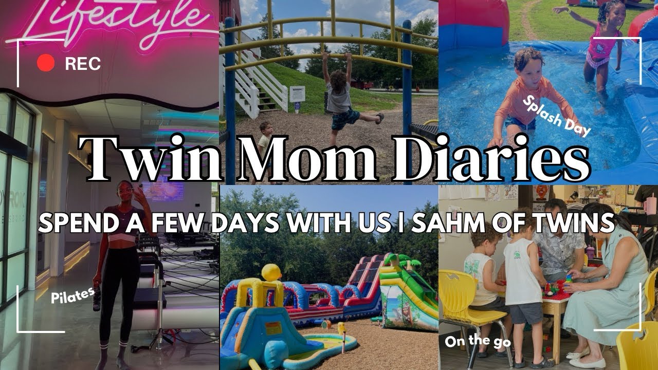 Spend a Few Days With Us | Splash Day, Library Fun, Family Visits, Gym + Mom Life Moments