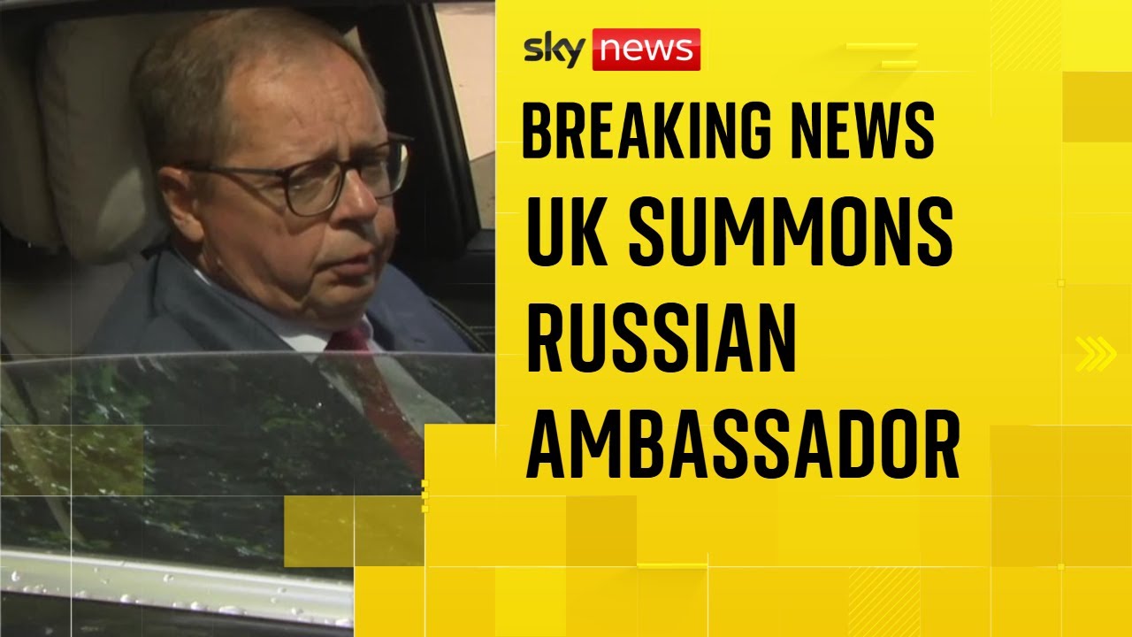 Russian ambassador to UK summoned after British Council in Kyiv damaged