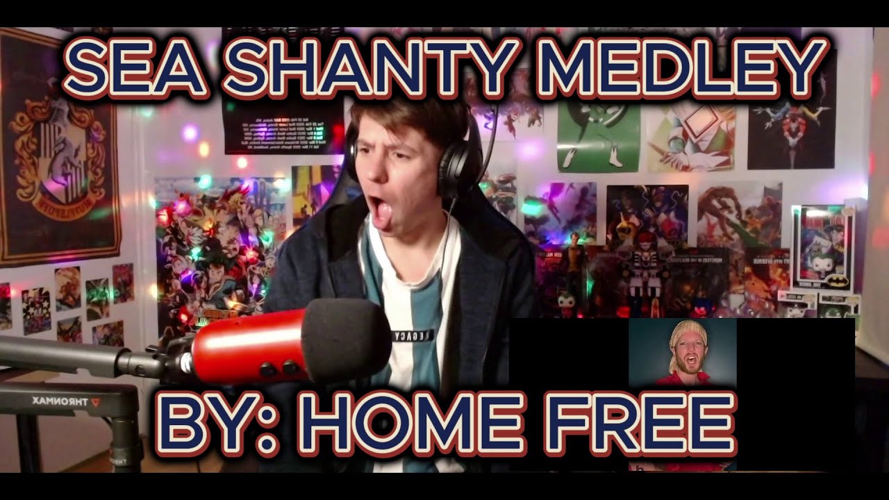 I WANNA BE A PIRATE!!! Blind reaction to Home Free - Sea Shanty Medley