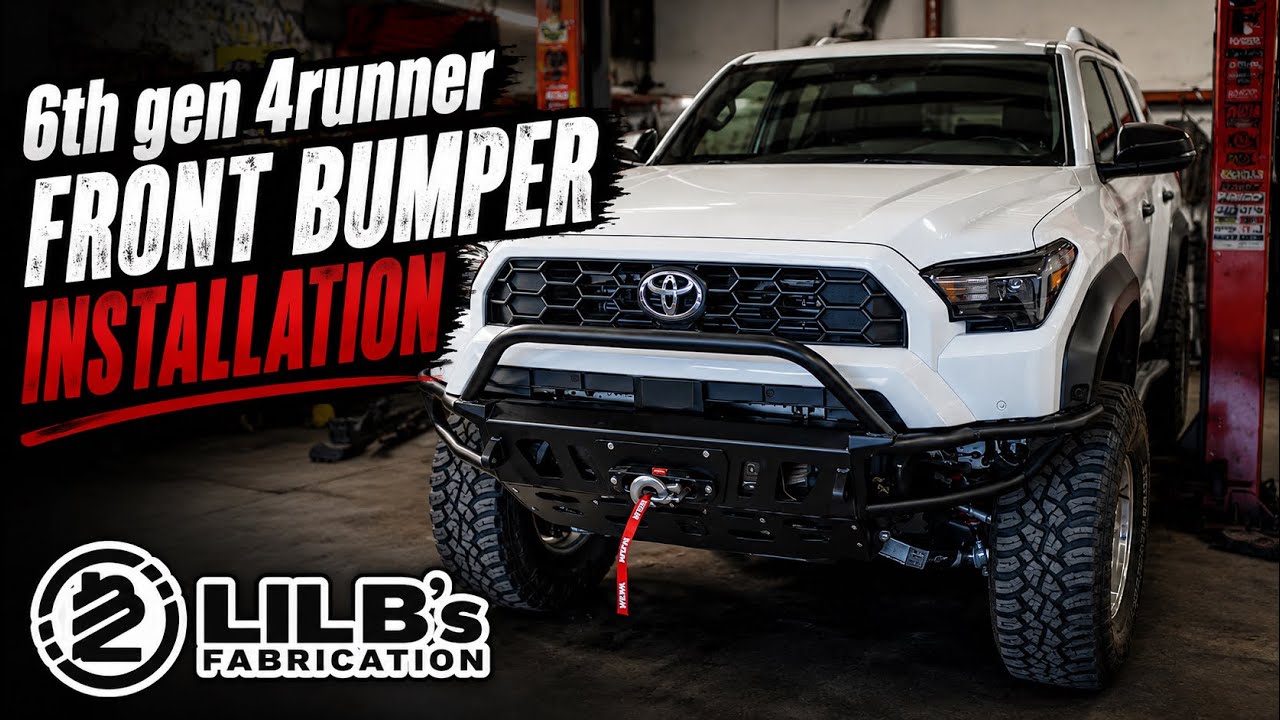 2025 toyota 4runner full size front  bumper installation