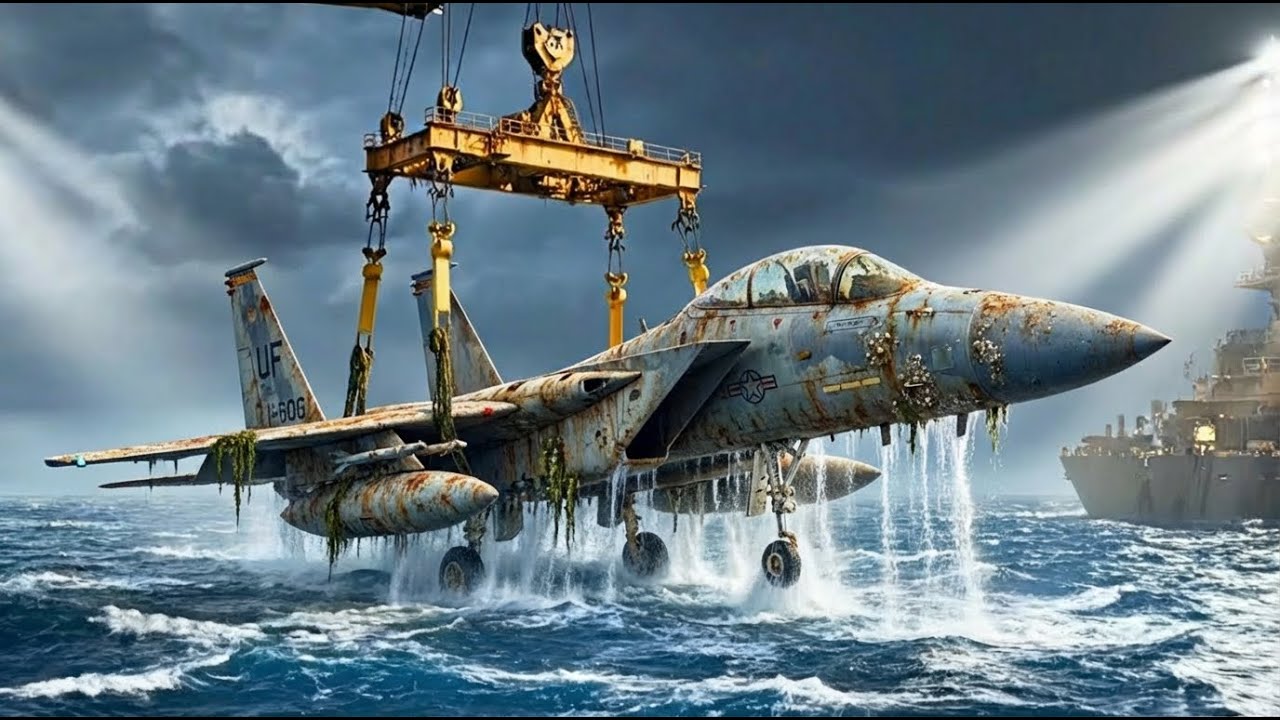 Deep Sea F-15 Eagle Restoration - Turning a Barnacle-Covered Wreck Into a High-Tech Combat Jet!