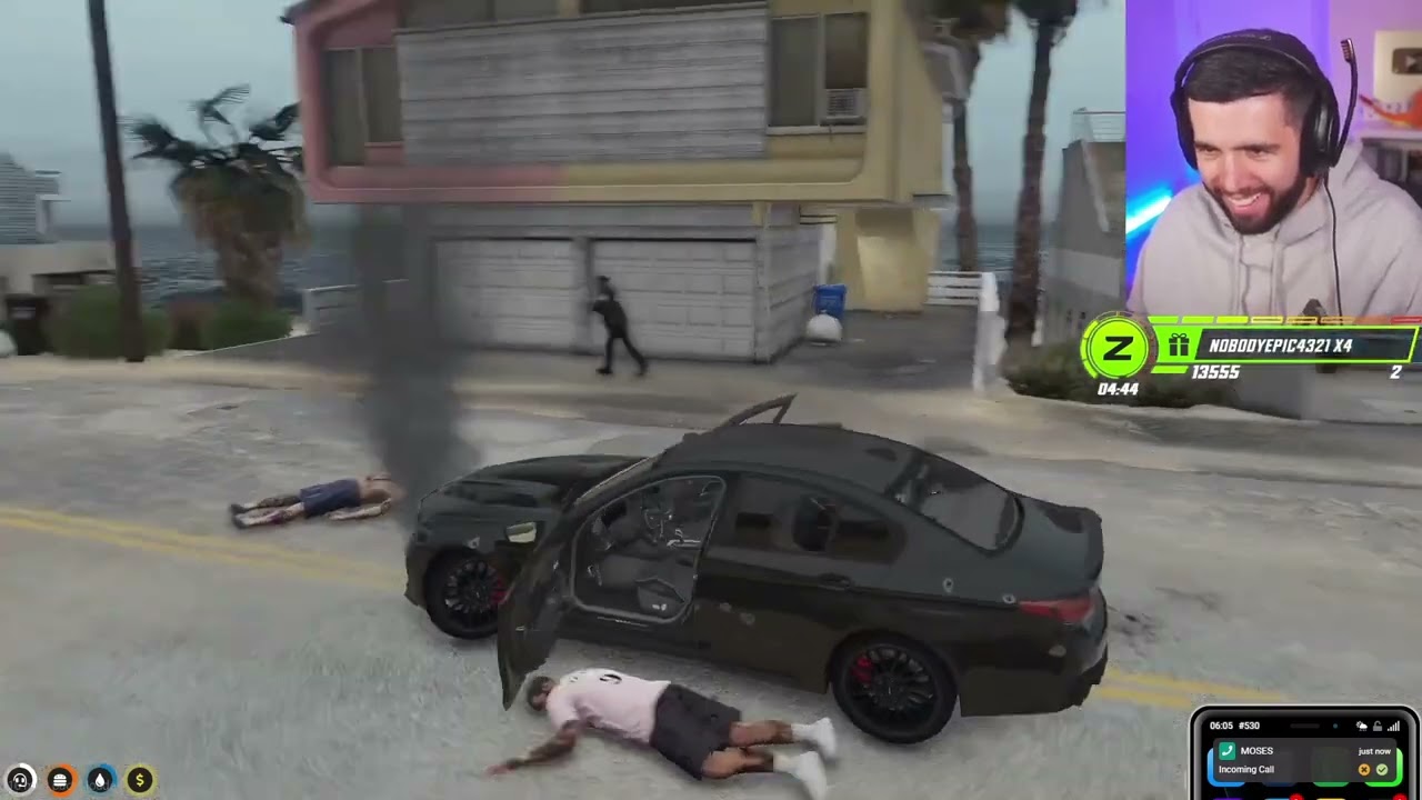Tommy T, Sparky & Matt are Mag Dumped by PD but Tommy T Escapes | No Pixel