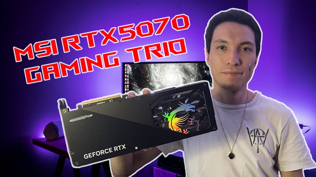 La TARJETA GRÁFICA para jugar en 1440p o hasta en 4K* con RGB | MSI RTX5070 Gaming Trio
