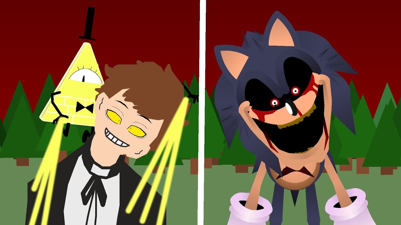 Bipper Vs Lord X (Gravity Falls/BEF Vs SonicPc) Especial de Halloween (Stick Nodes)