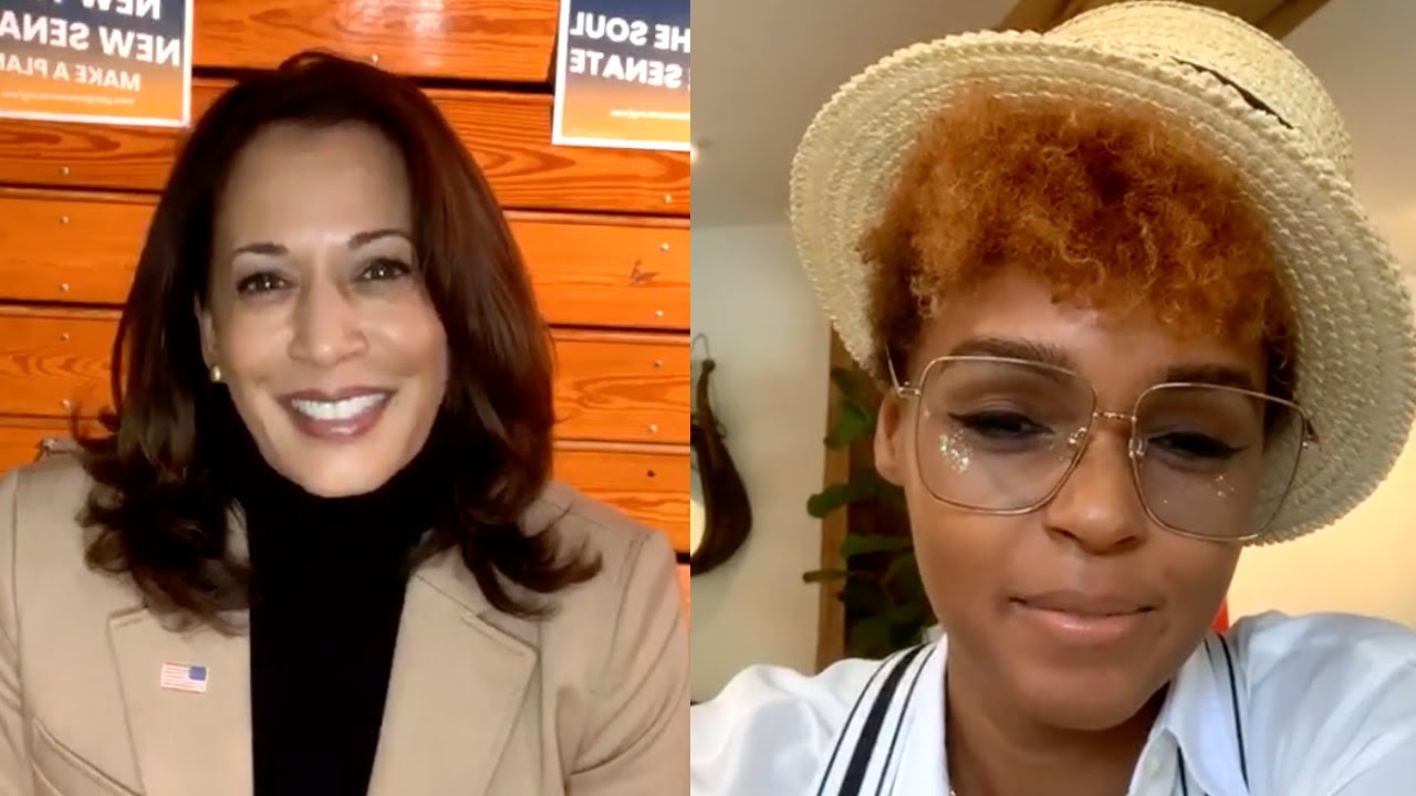 Kamala Harris and @janellemonae Instagram Live: Get Out And Vote Georgia