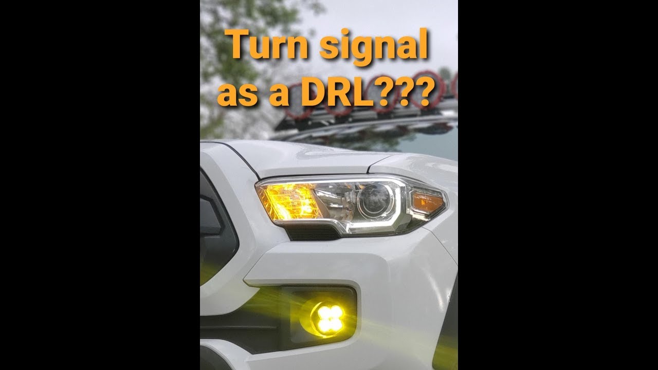 How to run your Turn Signal as a DRL for TRD models | 2017 Toyota Tacoma