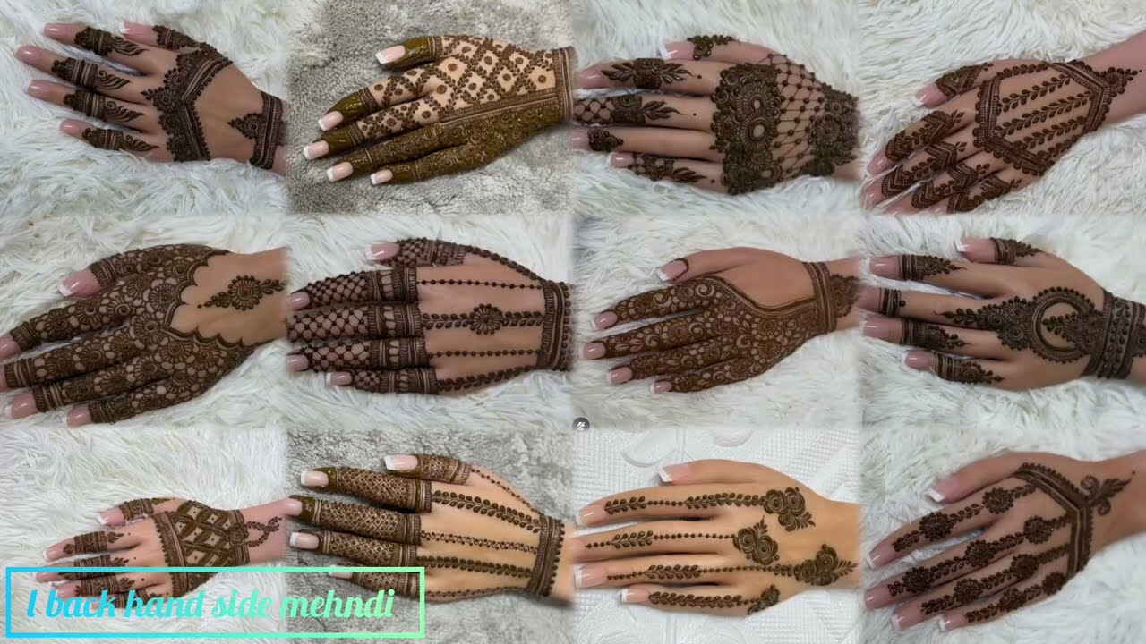 Very simple unique style mehndi design for back hand|new easy mehndi design2025 | mehandi designs|