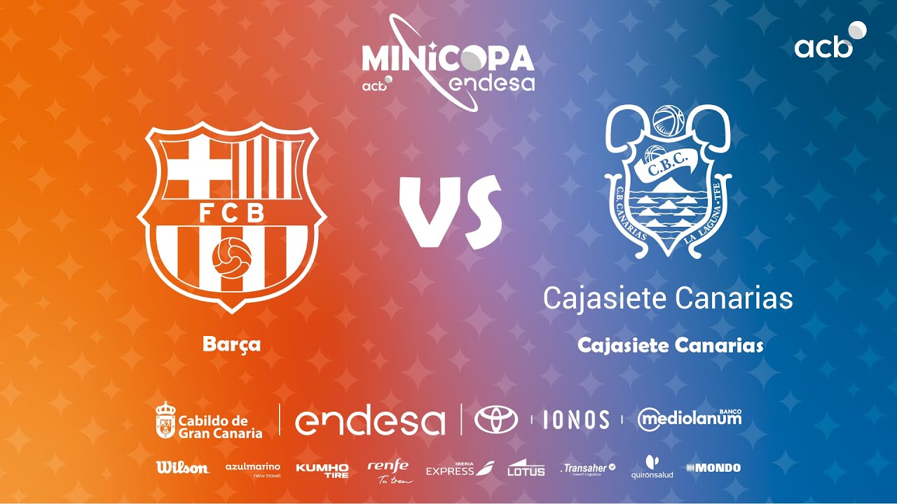 🔴 DIRECTO | SEMIFINAL 1: Barça - Cajasiete Canarias | Minicopa Endesa Gran Canaria 2025