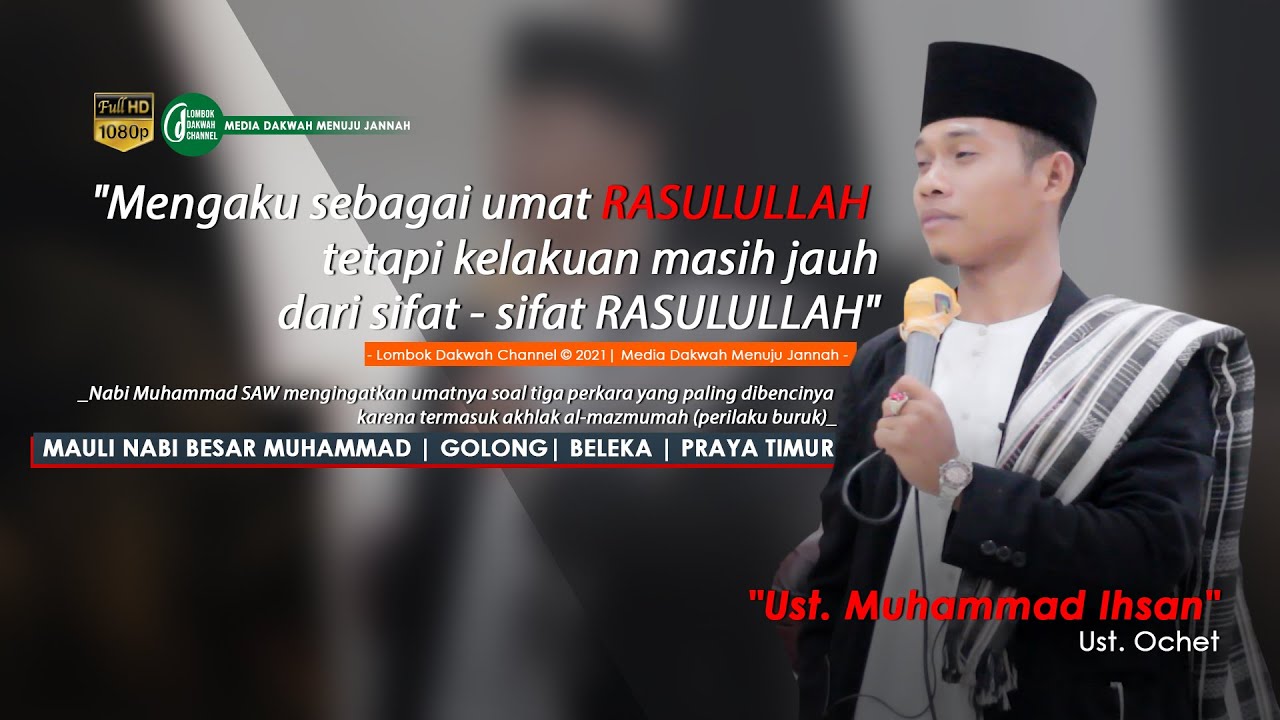 Ust. Ochet Muhammad Ihsan | Terbaru - Terlucu | Peringatan Maulid Nabi Muhammad SAW di Beleka Pratim