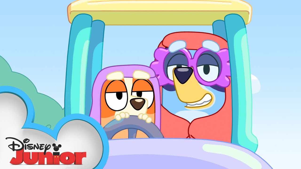 Bluey and Bingo Dress Up As Grannies 👵 | Bluey | @disneyjr