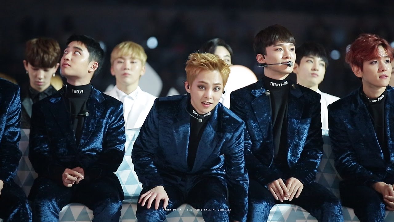 161119 시우민(Xiumin) - 대기석 @멜론뮤직어워드
