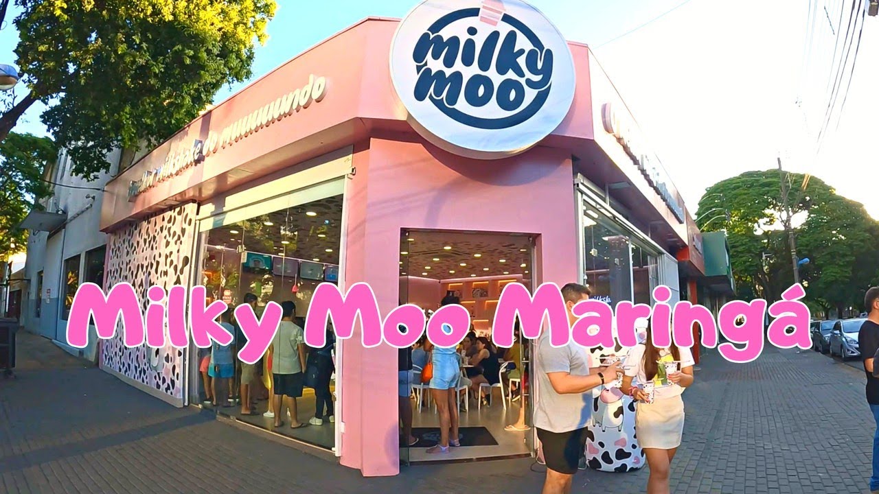 O melhor milky shake do mundo.Milky moo Maringá Pr