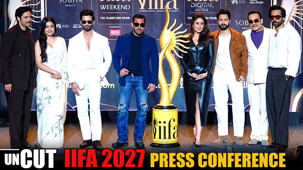 UNCUT | IIFA 2027 | Press Conference | Salman Khan,Kareena,Shahid Kapoor,Varun,Pankaj,Ali,Abhishek